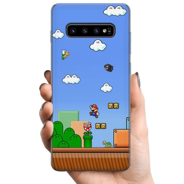 Samsung Galaxy S10 TPU Matkapuhelimen kuori Mario