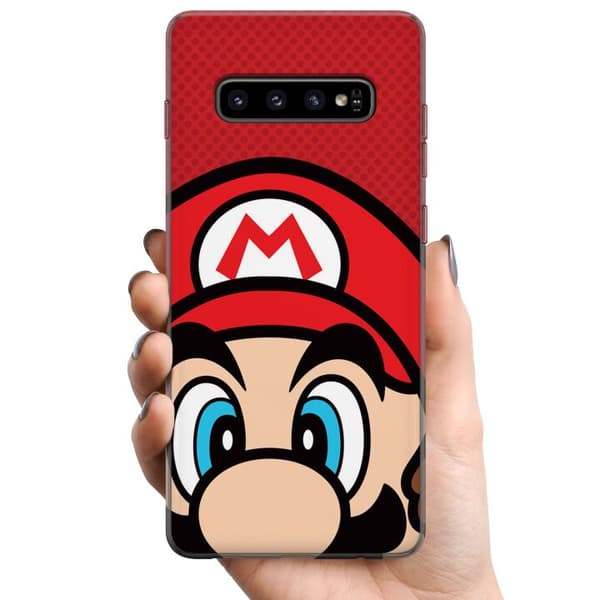 Samsung Galaxy S10 TPU Mobildeksel Mario