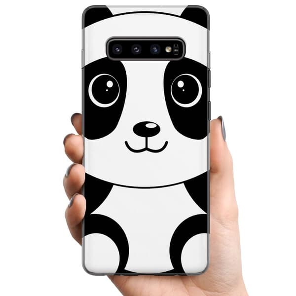 Samsung Galaxy S10 TPU Matkapuhelimen kuori Panda
