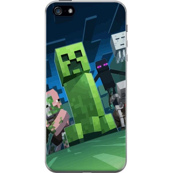 Apple iPhone 5 Cover / Mobilcover - MineCraft