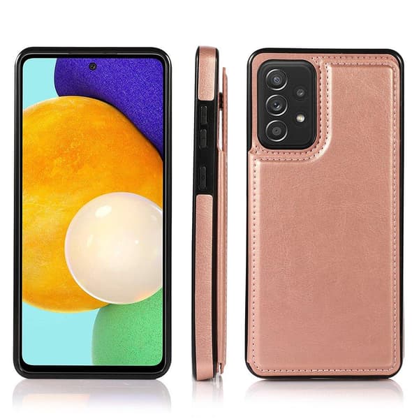 Stilrent Skal med Kortfack - Samsung Galaxy A52