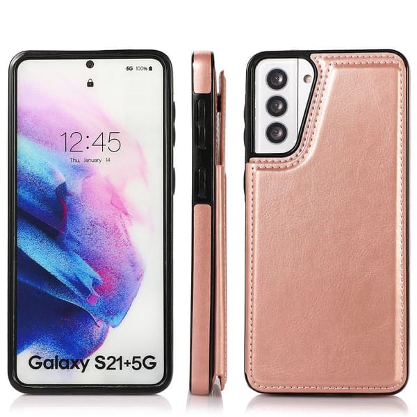 Praktiskt Skal med Kortfack - Samsung Galaxy S21 Plus