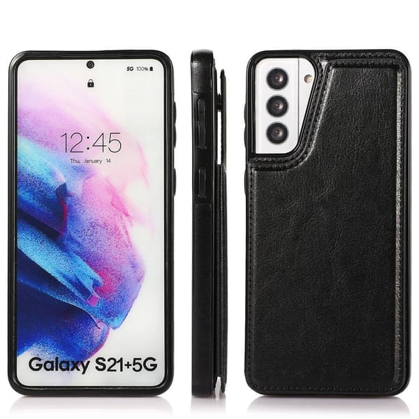 Praktiskt Skal med Kortfack - Samsung Galaxy S21 Plus