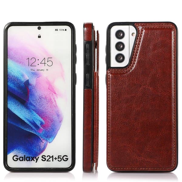 Praktiskt Skal med Kortfack - Samsung Galaxy S21 Plus