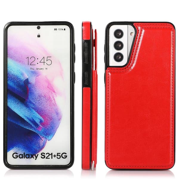 Praktiskt Skal med Kortfack - Samsung Galaxy S21 Plus