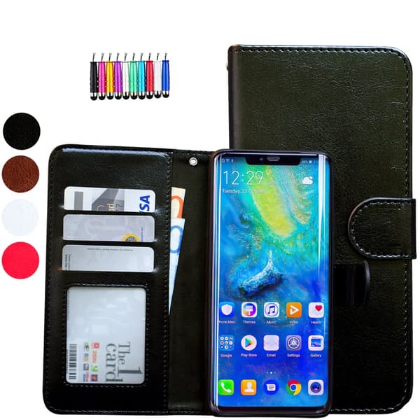Huawei Mate 20 Pro - Læder cover / Beskyttelse Brown