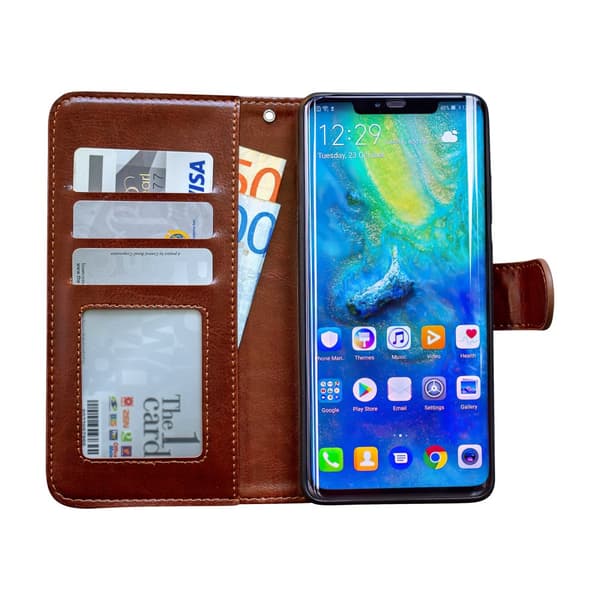 Huawei Mate 20 Pro - Nahkakotelo / Suoja