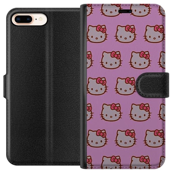 Apple iPhone 8 Plus Lompakkokotelo Hello Kitty