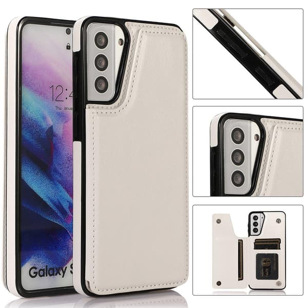 Samsung Galaxy S21 - Effektfullt Skal med Korthållare