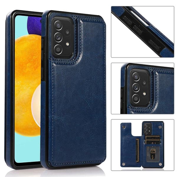 Samsung Galaxy A52 - Stilsäkert NKOBEE Skal med Korthållare