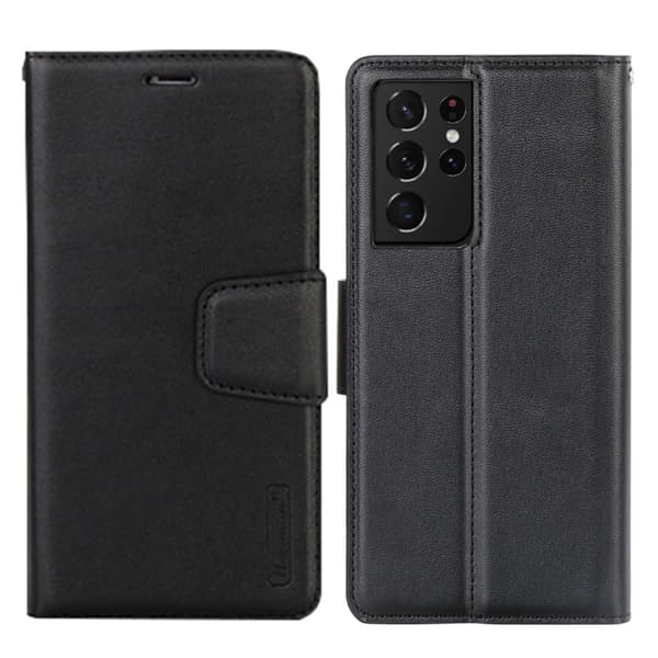 Samsung Galaxy S21 Ultra - Praktiskt HANMAN Plånboksfodral