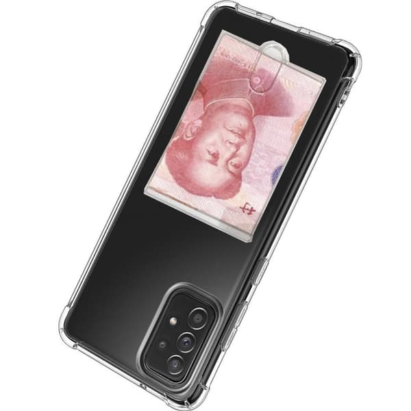 Stötdämpande Silikonskal med Kortfack - Samsung Galaxy A52