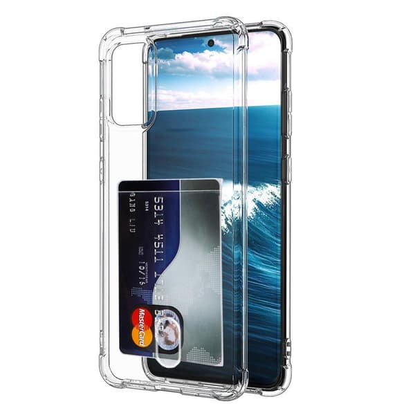 Stötdämpande Silikonskal med Kortfack - Samsung Galaxy A52