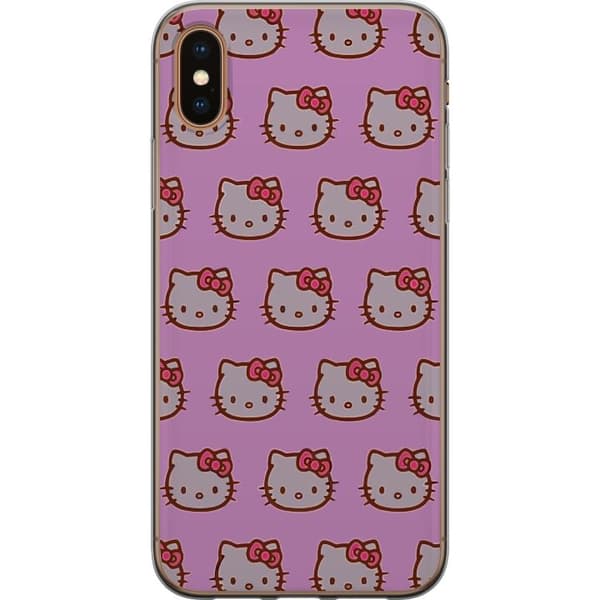 Apple iPhone XS Max Cover / Mobilcover - Hello Kitty