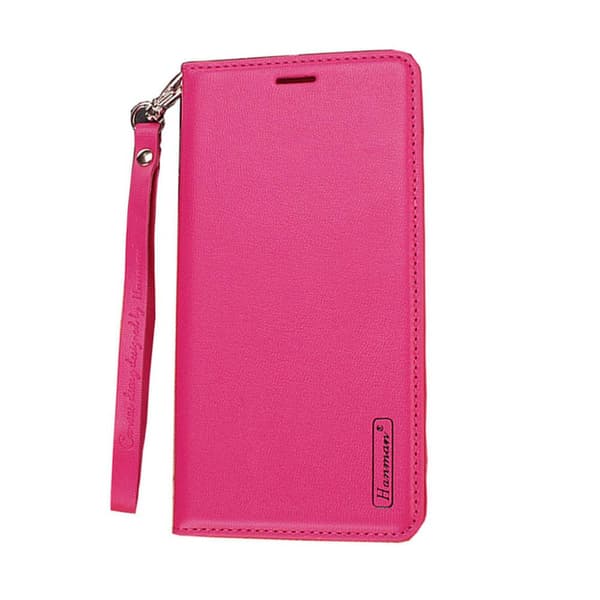 Samsung Galaxy S21 Plus - Elegant Hanman Plånboksfodral Rosaröd Rosaröd