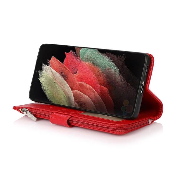 Samsung Galaxy S21 Ultra - Stilsäkert Smidigt Plånboksfodral
