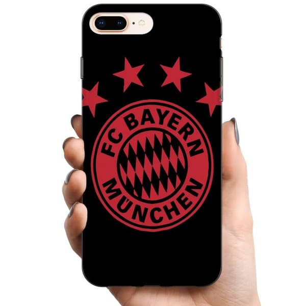 Apple iPhone 8 Plus TPU Mobilcover FC Bayern München
