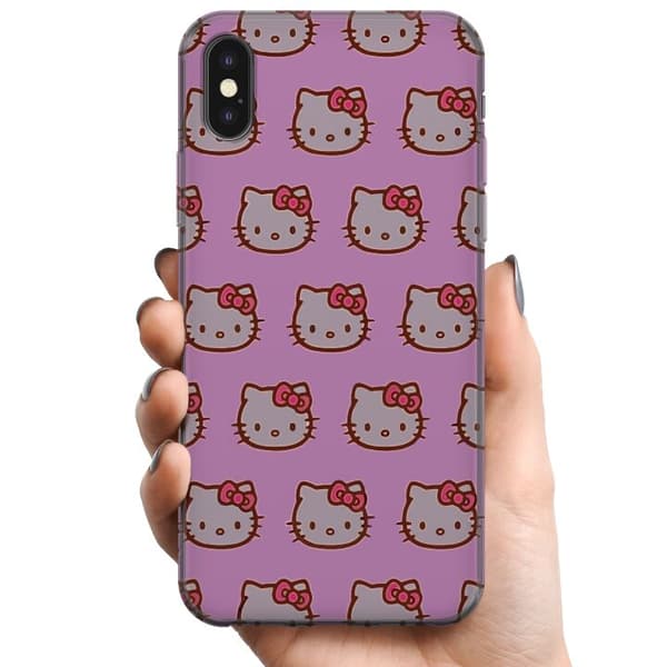 Apple iPhone X TPU Mobilskal Hello Kitty