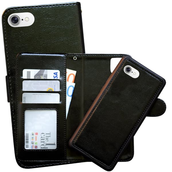 Beskyt din iPhone 7/8/SE med Lommebog Etui & Touchpenna!