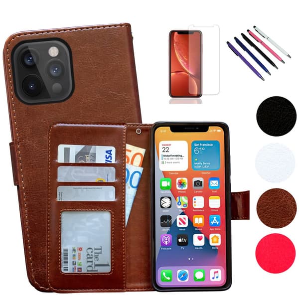 Beskyt din iPhone 12 Pro Max - Læder Etuier!