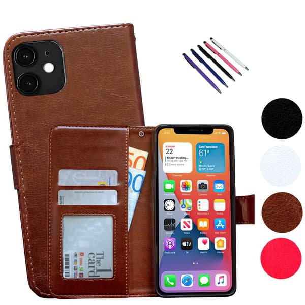 iPhone 12 Mini - Læder cover / Beskyttelse