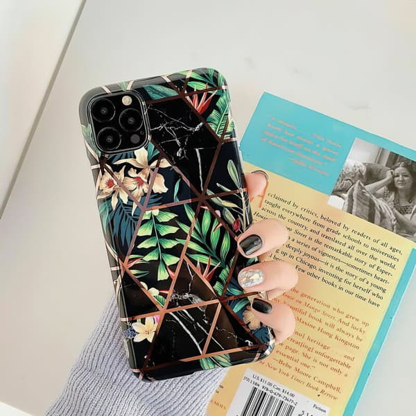 iPhone 12 Pro Max - Geometric Flower Case