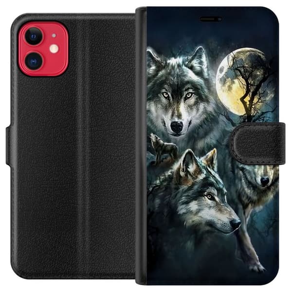 Apple iPhone 11 Plånboksfodral Wolf / Varg