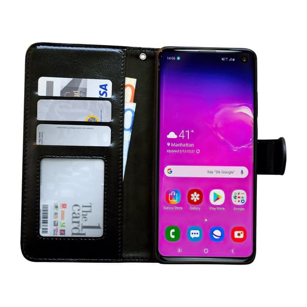 Samsung Galaxy S10 - Læder cover / Beskyttelse