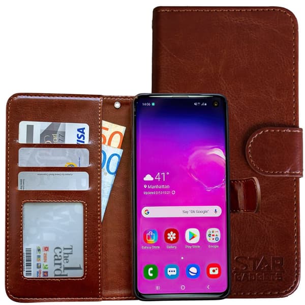 Samsung Galaxy S10 - Læder cover / Beskyttelse