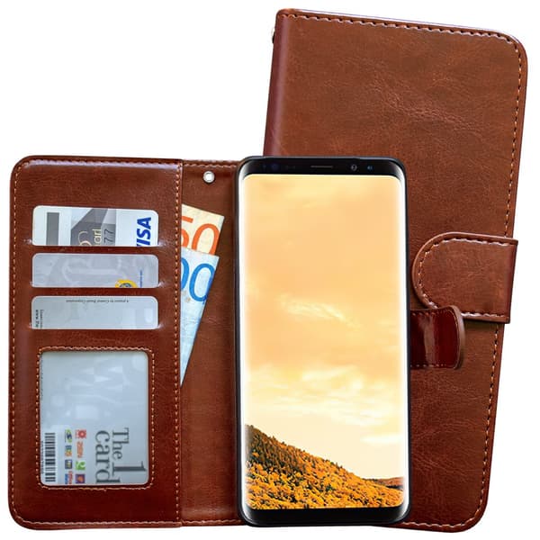Samsung Galaxy S8 - Læder cover / Beskyttelse