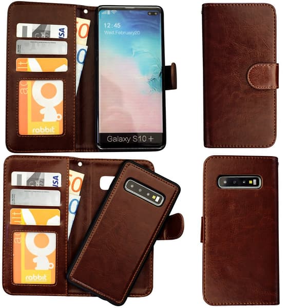 Samsung Galaxy S10 Plus - PU Leather Wallet Case
