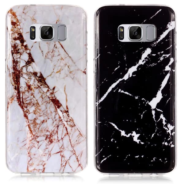 Samsung Galaxy S8 - Kuori / Suoja Marble White