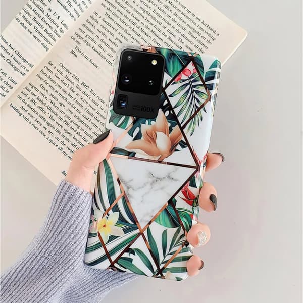 Samsung Galaxy S20 Ultra - Geometric Flower Case