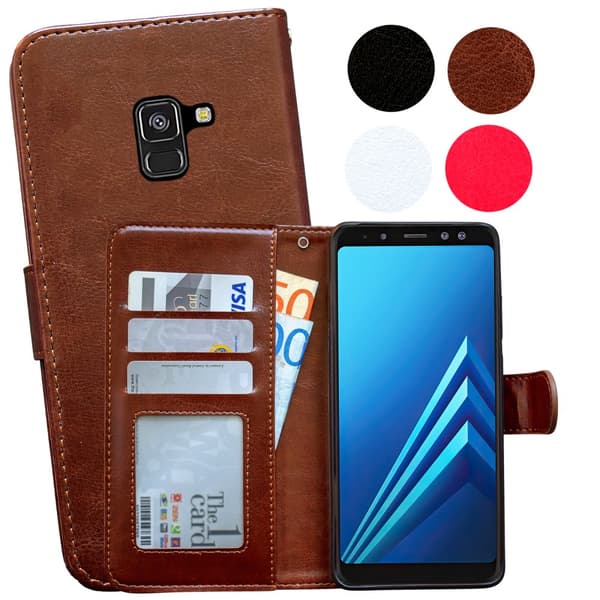 Samsung Galaxy A8 2018 - Nahkakotelo / Suoja