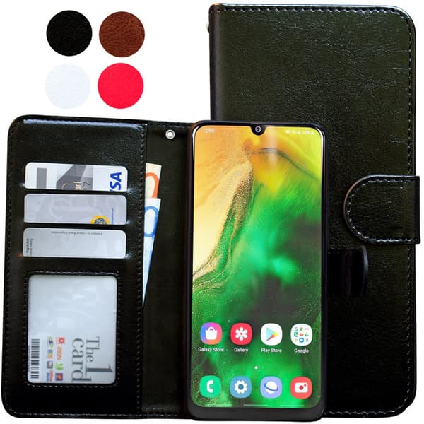Samsung Galaxy A50 - Læder cover / Beskyttelse