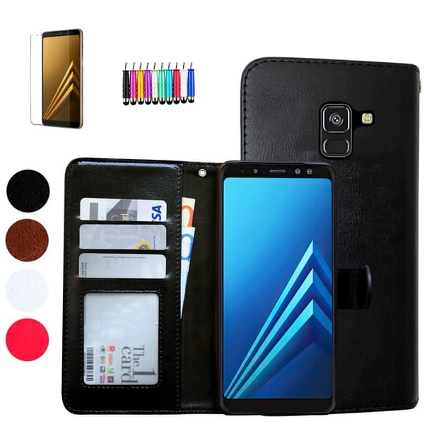 Smooth Leather Case for Samsung Galaxy A8 2018 - Leather Luxury!