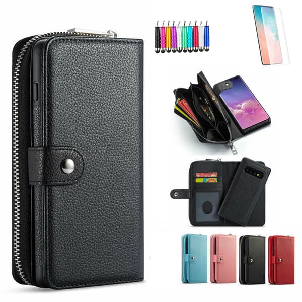 Samsung Galaxy S10 Plus - PU Leather Wallet Case