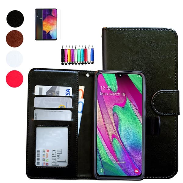Samsung Galaxy A40 - Læder cover / Beskyttelse