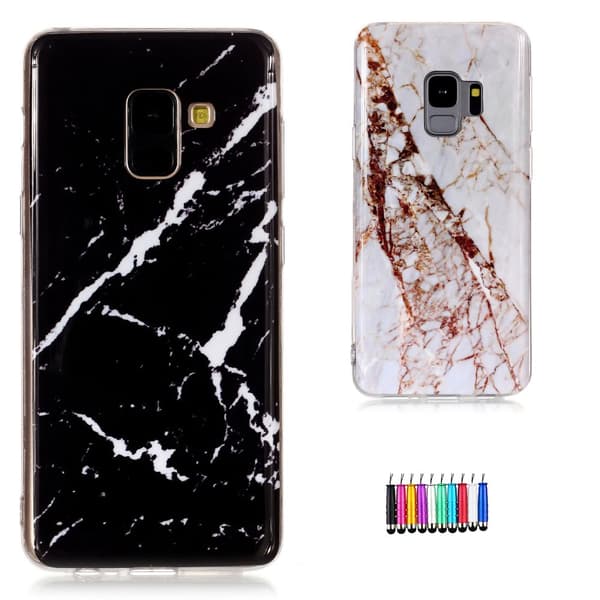 Samsung Galaxy S9 - Case Protection Marble Black