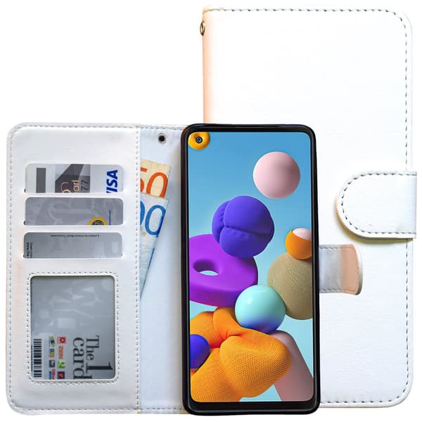 Skydda din Galaxy A21s - Läderfodral!
