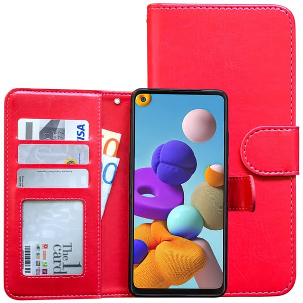 Skydda din Galaxy A21s - Läderfodral!