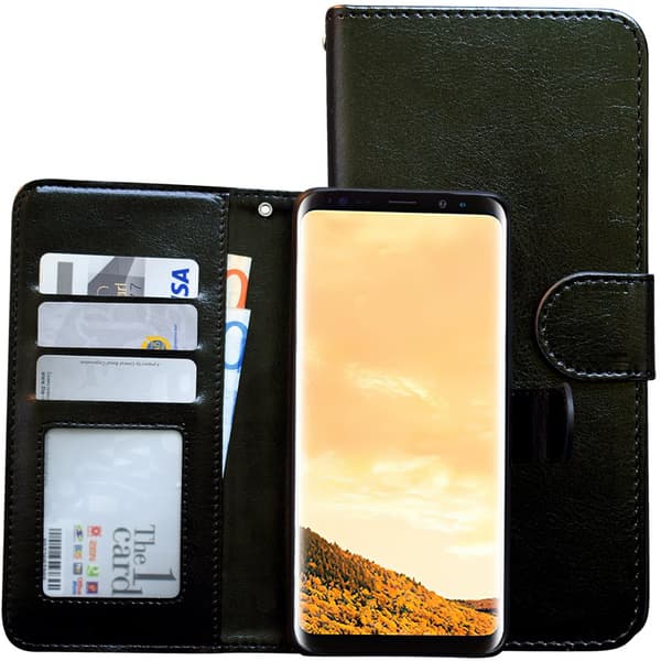 Leather wallet for Samsung Galaxy S9 - Leatherlux!