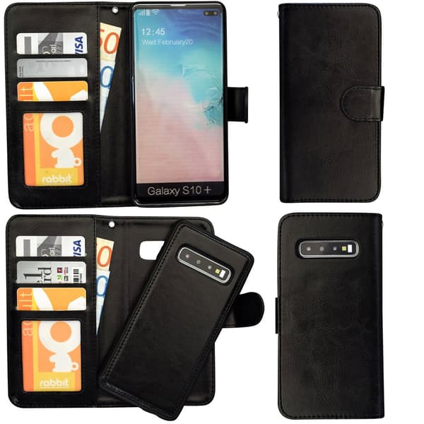 Samsung Galaxy S10 Plus - Läderfodral / Skydd