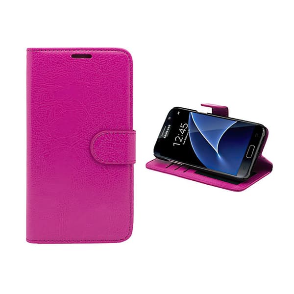 Protect your Samsung Galaxy S7 Edge - Leather Case & Wallet + Touch Pen