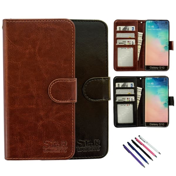 Samsung Galaxy S10 - PU Leather Wallet Case