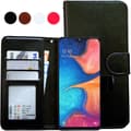 Pikkukuva 1 / 11: Mukavuus & Suoja Samsung A20e - Nahkakotelo!