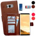 Miniatyrbillede 11 af 11: Samsung Galaxy S8 - Leather Case/Wallet + Touch & Pen