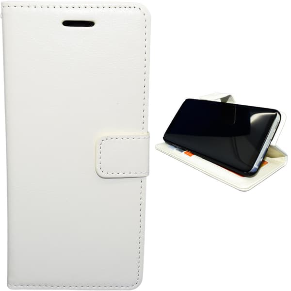 Samsung Galaxy S8 Plus - Leather Case/Wallet + Touch Pen