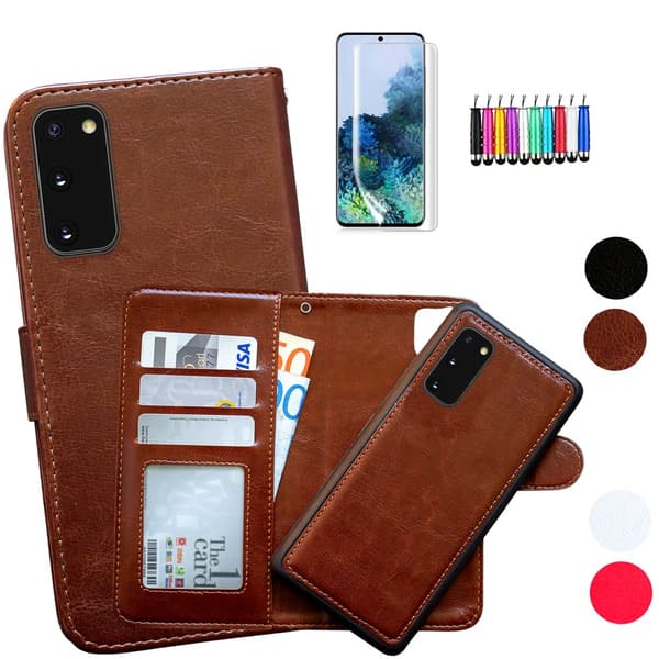Komfort & Skydd Galaxy S20 med ett läderfodral!