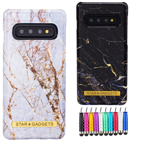 Samsung Galaxy S10 - Kuori / Suoja Marble White